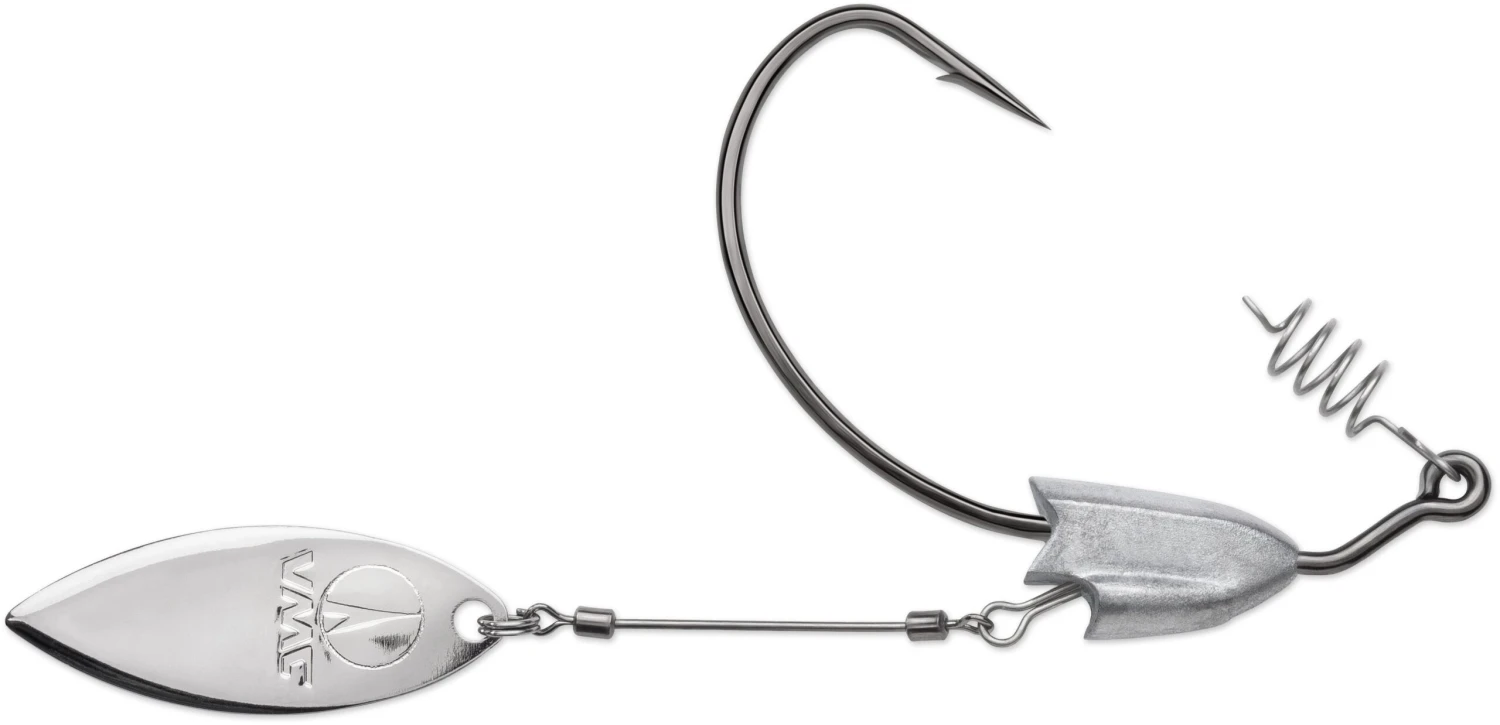 VMC Heavy Duty Weighted Willow Swimbait Hook 1 VMC Heavy Duty Weighted Willow Swimbait Hook