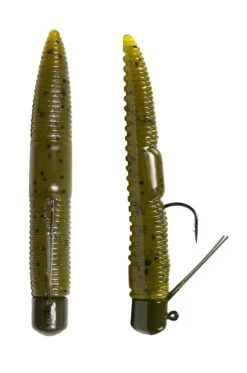 Lunkerhunt Pre-Rigged Finesse Worm 3 Inch Ned Rig Stickbait -Cheap Fishing Store 31535411920985