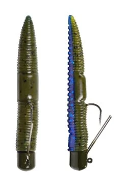 Lunkerhunt Pre-Rigged Finesse Worm 3 Inch Ned Rig Stickbait -Cheap Fishing Store 31535411953753