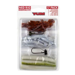 YUM Ned Rig Essentials 17-Piece Kit -Cheap Fishing Store 32102421463129