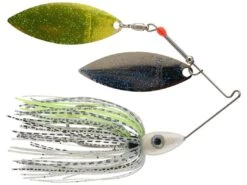 Nichols Pulsator Metal Flake Double Willow Spinnerbait -Cheap Fishing Store 39275832868953