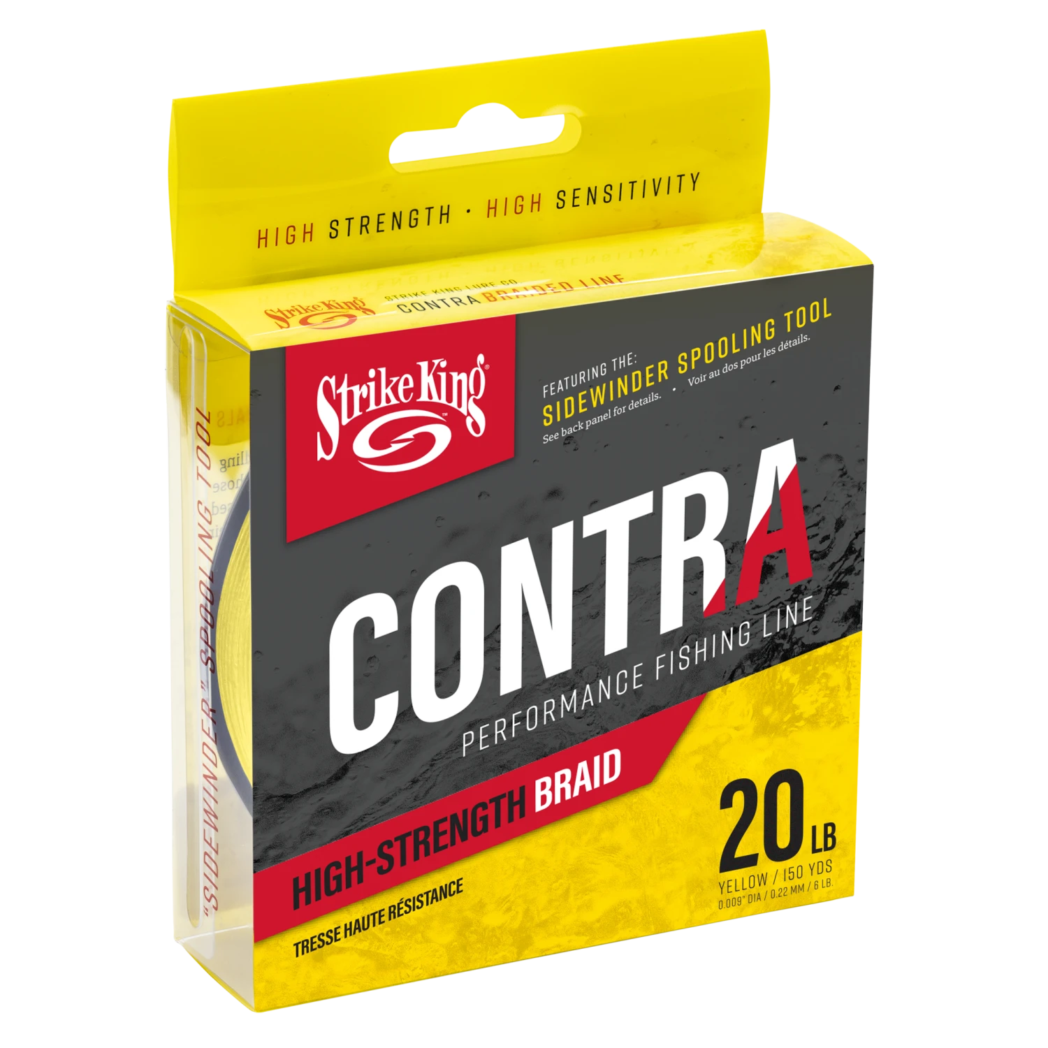 Strike King Contra Braid 300 Yards Hi-Vis Yellow 5 Strike King Contra Braid 300 Yards Hi-Vis Yellow - Image 5