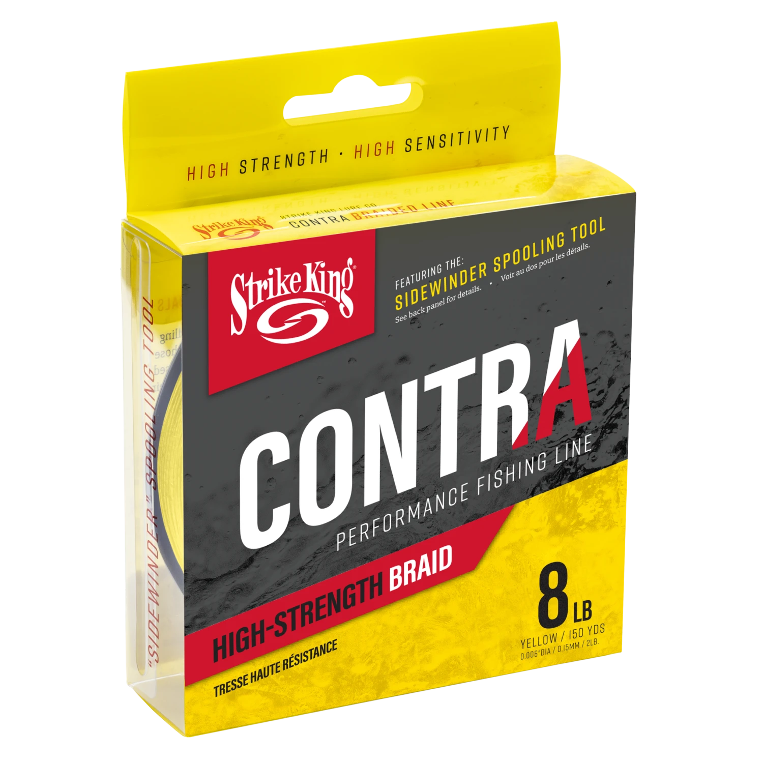 Strike King Contra Braid 300 Yards Hi-Vis Yellow 13 Strike King Contra Braid 300 Yards Hi-Vis Yellow - Image 13