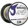 Daiwa J-Braid X4 Braided Line 330 Yards Multi-Color