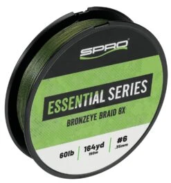 SPRO Bronzeye Braid 8x Moss Green 164 Yards -Cheap Fishing Store 39782028443737