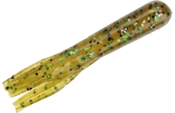 Strike King Bitsy Tube 2 3/4 Inch Soft Plastic Tube 10 Pack -Cheap Fishing Store BT2.75 11 BitsyTube PumpkinGreenFlake GlamRight