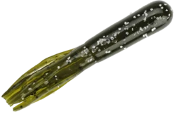 Strike King Bitsy Tube 2 3/4 Inch Soft Plastic Tube 10 Pack -Cheap Fishing Store BT2.75 46 BitsyTube GreenPumpkin GlamRight