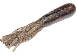 Strike King Pro Model Coffee Tubes 3 1/2 Inch Soft Plastic Tube 8 Pack -Cheap Fishing Store CT3.5 30 CoffeeTube SmokeRedBlackFlake GlamRight