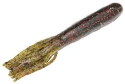 Strike King Coffee Tubes 4 1/2 Inch Flip-N-Tube 6 Pack -Cheap Fishing Store CT4.5 18 CoffeeTube WatermelonRedFlake GlamRight