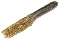 Strike King Coffee Tubes 4 1/2 Inch Flip-N-Tube 6 Pack -Cheap Fishing Store CT4.5 46 CoffeeTube GreenPumpkin GlamRight