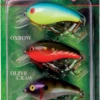 Cotton Cordell Big O Square-Lip Crankbait 3-Piece Variety Pack