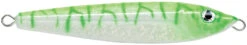 P-Line Laser Minnow 1 Oz. Jigging Spoon -Cheap Fishing Store PLM 22 HG GlowGreenTiger