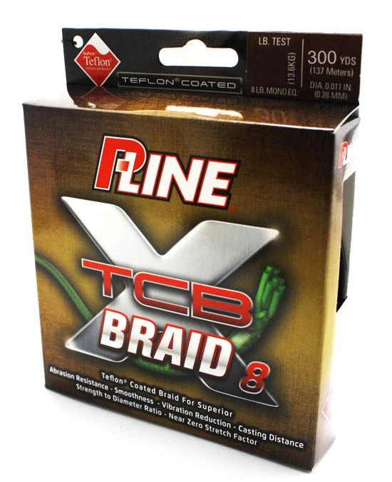 P-Line Teflon Coated 8 Carrier Braid (XTCB-8) 300 Yards Green 1 P-Line Teflon Coated 8 Carrier Braid (XTCB-8) 300 Yards Green