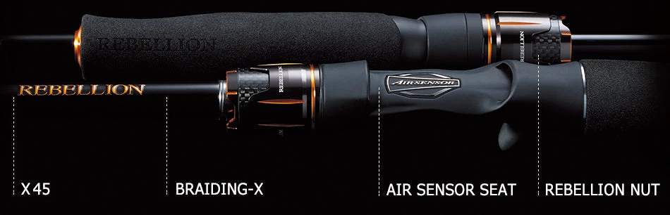 Daiwa Rebellion 2-Piece Spinning Rods 4 Daiwa Rebellion 2-Piece Spinning Rods - Image 4