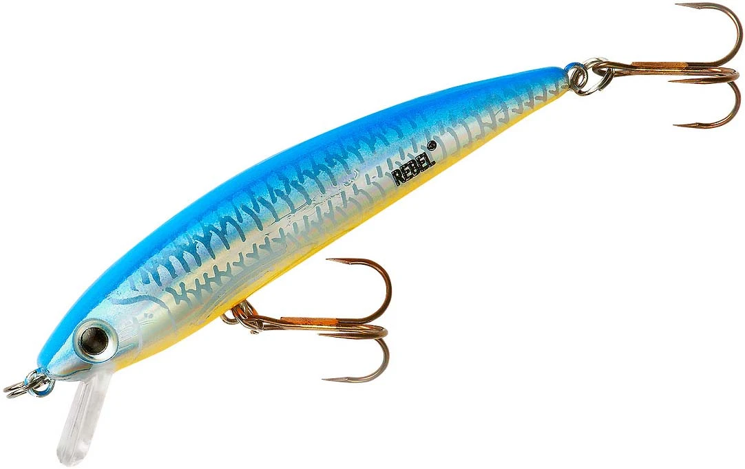 Rebel TD47 Tracdown Ghost Minnow 2 1/2 Inch Barbless Hard Minnow 2 Rebel TD47 Tracdown Ghost Minnow 2 1/2 Inch Barbless Hard Minnow - Image 2