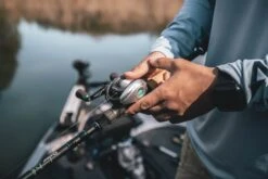 Quantum Energy S3 Baitcasting Reel 14 Quantum Energy S3 Baitcasting Reel -Cheap Fishing Store energy bc reel and rod closeup lifestyle