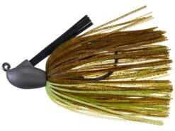 Keitech Tungsten Model I Casting Jig (Version 2) -Cheap Fishing Store green pumpkin chartreuse