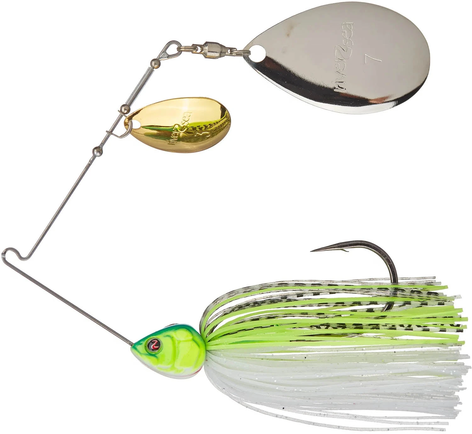 River2Sea Ish Monroe Bling Colorado Indiana Spinnerbait 1/2 Oz. 4 River2Sea Ish Monroe Bling Colorado Indiana Spinnerbait 1/2 Oz. - Image 4