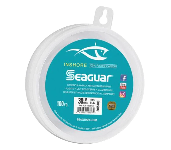 Seaguar Inshore Fluorocarbon Leader Wheel 100 Yards 2 Seaguar Inshore Fluorocarbon Leader Wheel 100 Yards - Image 2