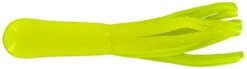 Big Bite Baits 1 1/2 Inch Crappie Tube -Cheap Fishing Store opaque chartreuse glow