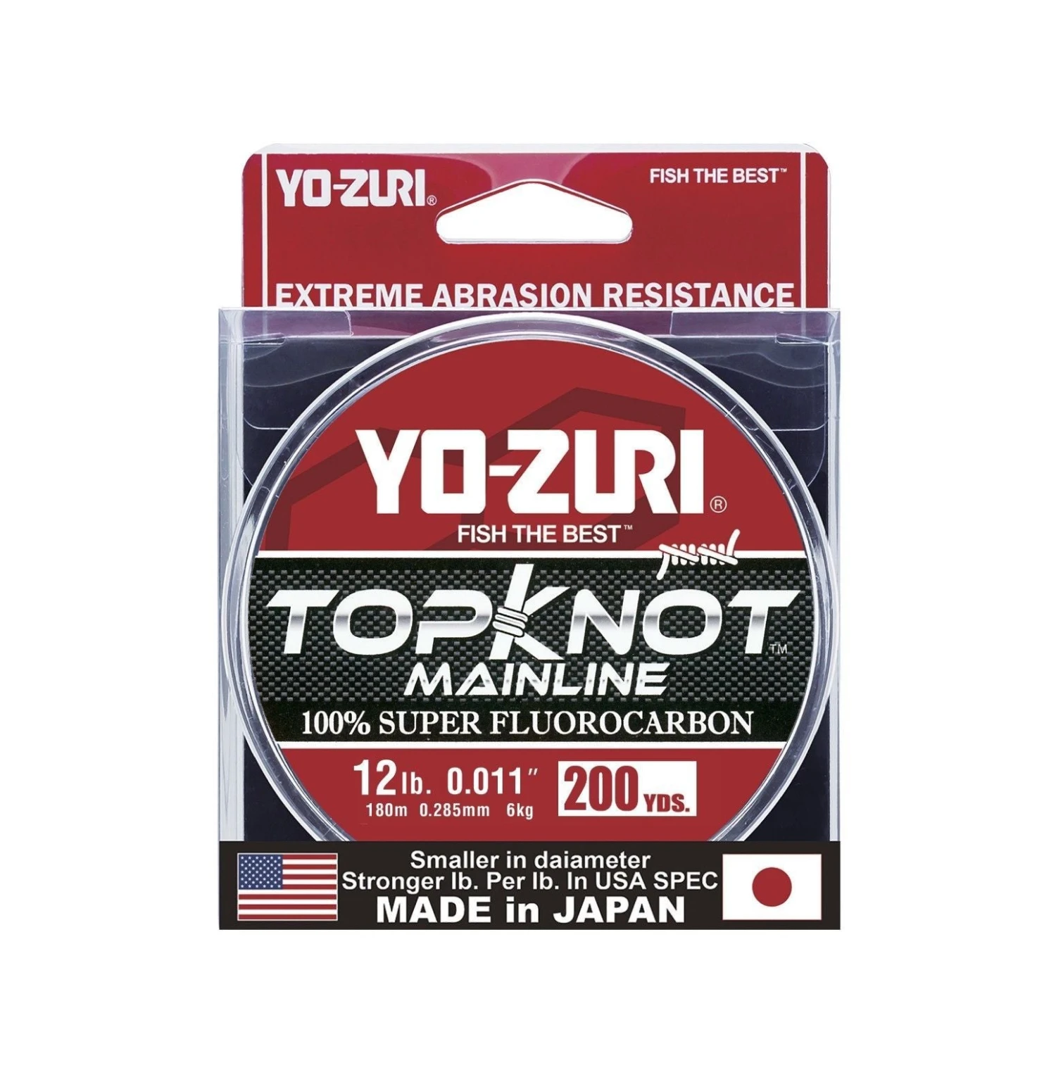 Yo-Zuri TopKnot Mainline Natural Clear Fluorocarbon Fishing Line 200 Yards 2 Yo-Zuri TopKnot Mainline Natural Clear Fluorocarbon Fishing Line 200 Yards - Image 2