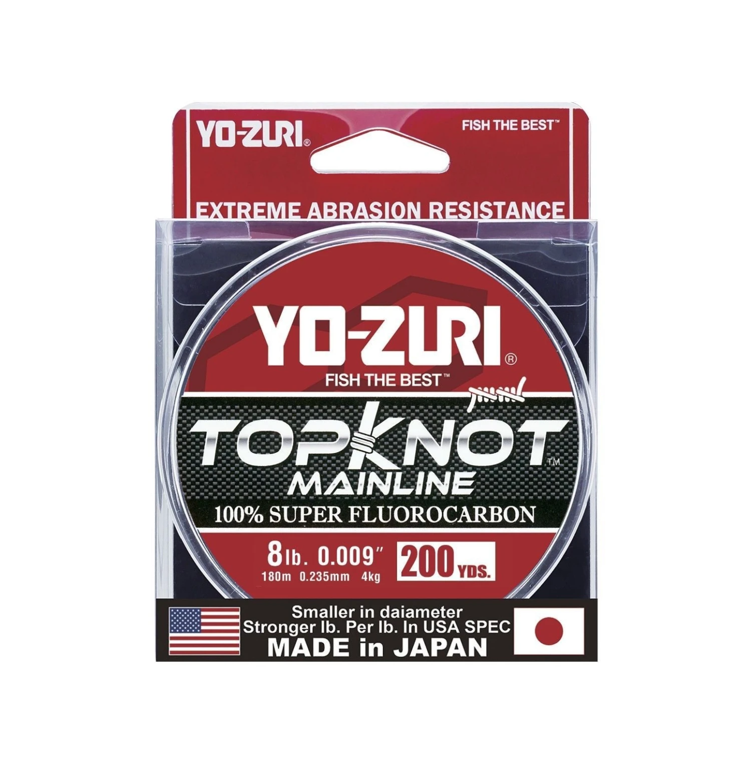 Yo-Zuri TopKnot Mainline Natural Clear Fluorocarbon Fishing Line 200 Yards 7 Yo-Zuri TopKnot Mainline Natural Clear Fluorocarbon Fishing Line 200 Yards - Image 7