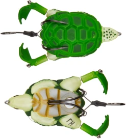 Lunkerhunt Prop Turtle 3 1/2 Inch Hollow Topwater Prop Lure -Cheap Fishing Store sham merge