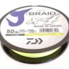 Daiwa J-Braid X4 Braided Line 150 Yards Fluorescent Yellow
